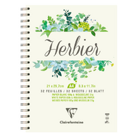 CLAIREFONTAINE HERBIER BOTANICAL ART SKETCHBOOK - A4