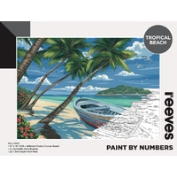 REEVES PBN 12x16" TROPICAL BEACH