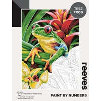 REEVES PBN 12x16" TREE FROG