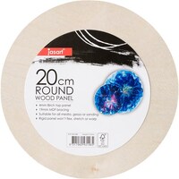 JASART WOOD PANEL ROUND FSC100 20CM