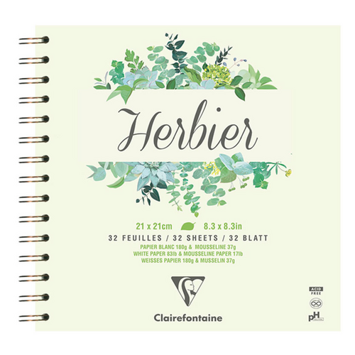 CLAIREFONTAINE HERBIER BOTANICAL ART SKETCHBOOK